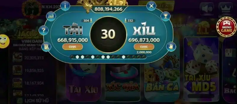 Ứng dụng tài xỉu trực tuyến